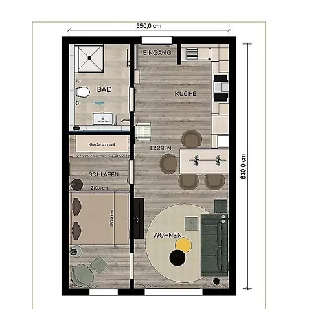 Meeresblick-appartment-33-haus-3-app-33 Apartment Hohwacht